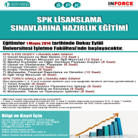 SPK lisanslama sınavlarına hazırlık eğitimi ve deneme sınavı